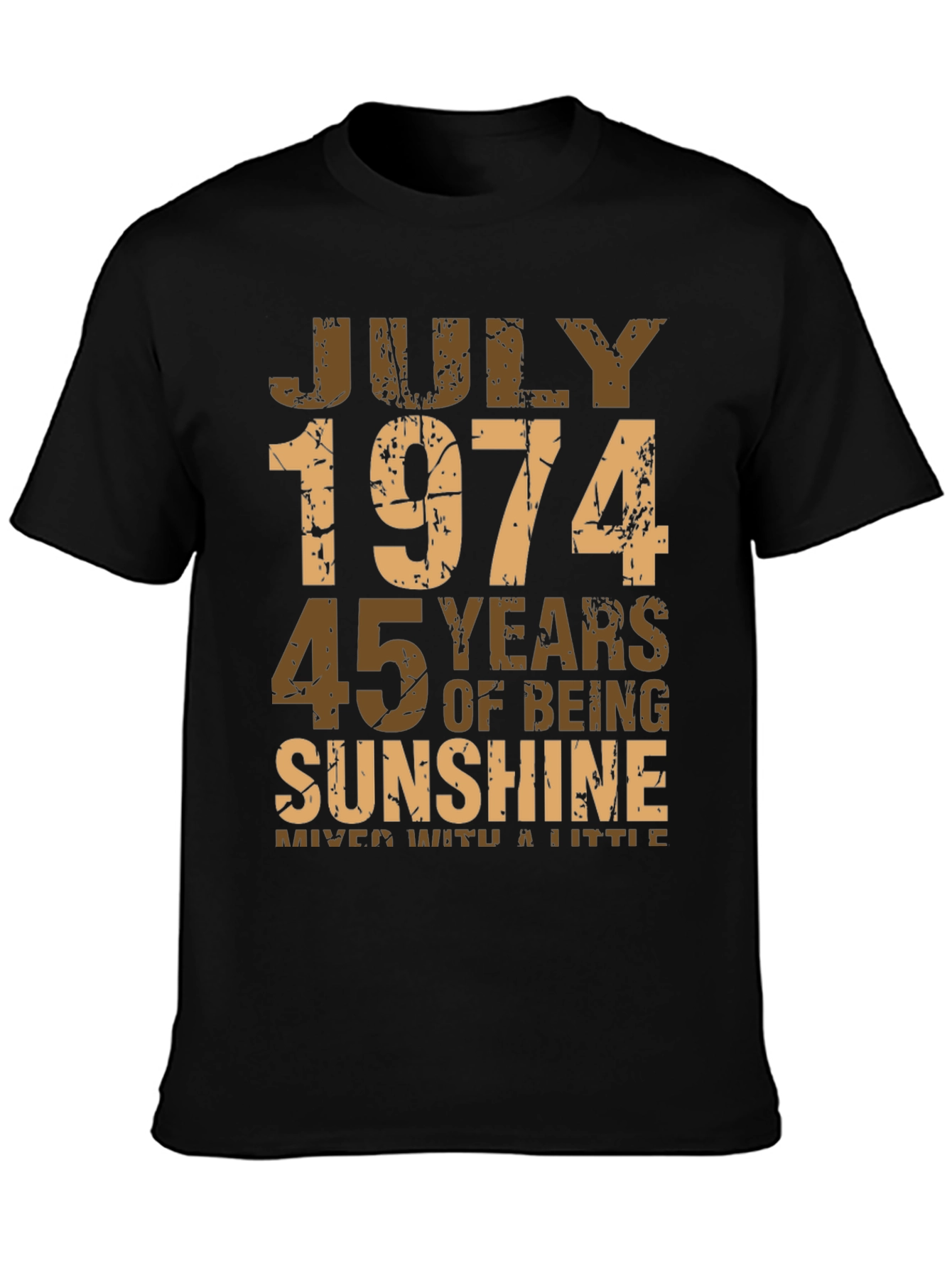 July 1974 45 Years of Sunshine T-Shirt