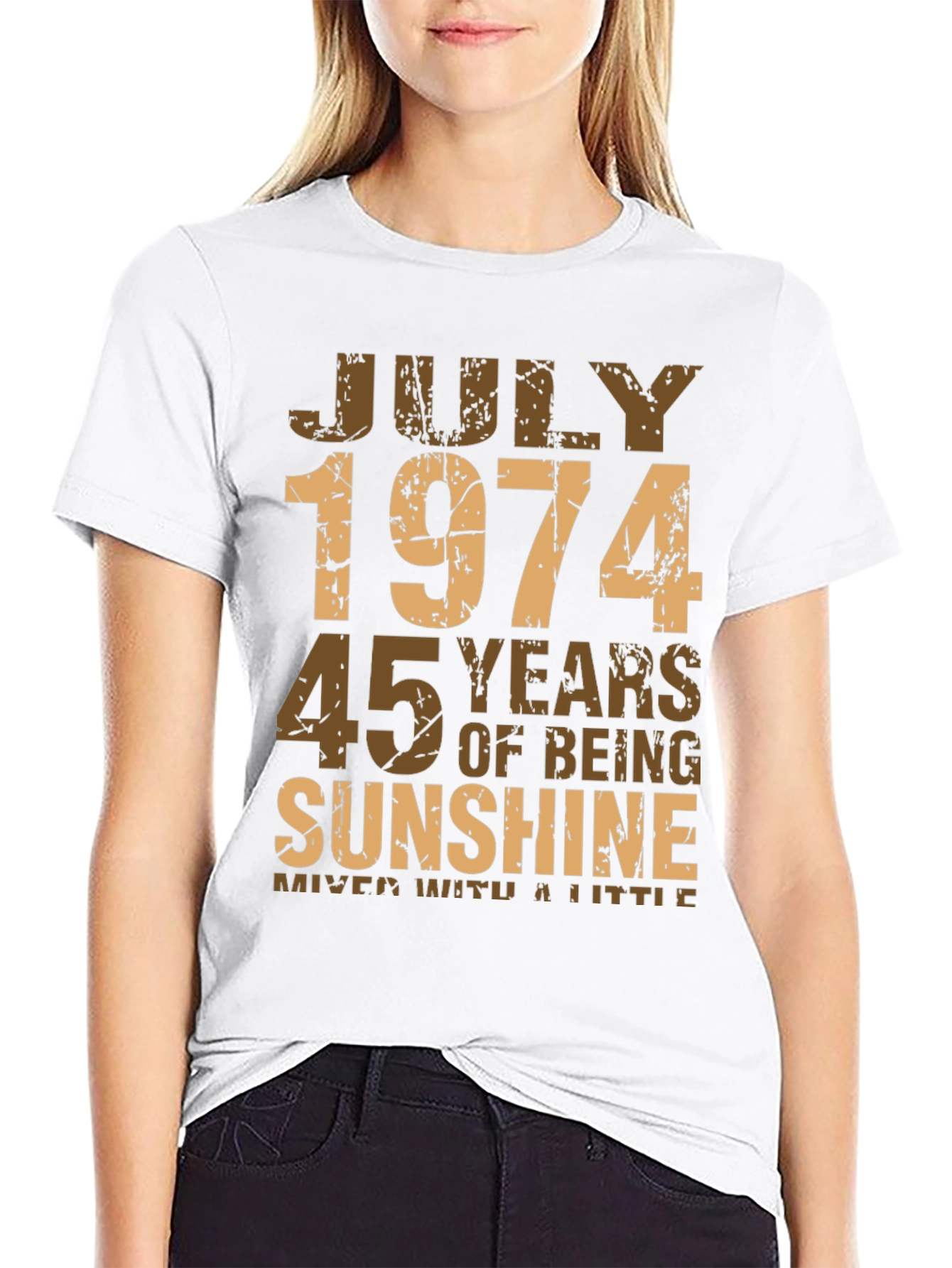 July 1974 45 Years of Sunshine T-Shirt