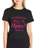 HIPPA Joke T-Shirt - I Cant Tell You