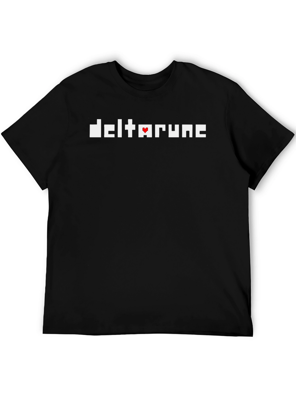 Deltarune Pixel Logo Black T-Shirt
