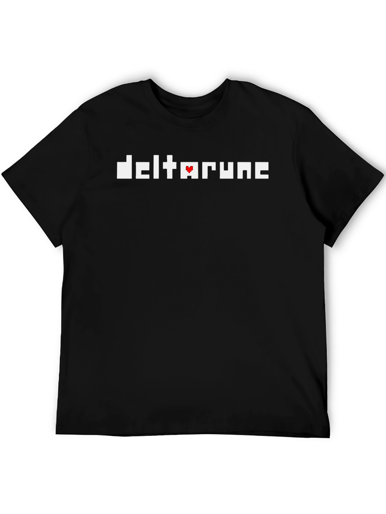 Deltarune Pixel Logo Black T-Shirt