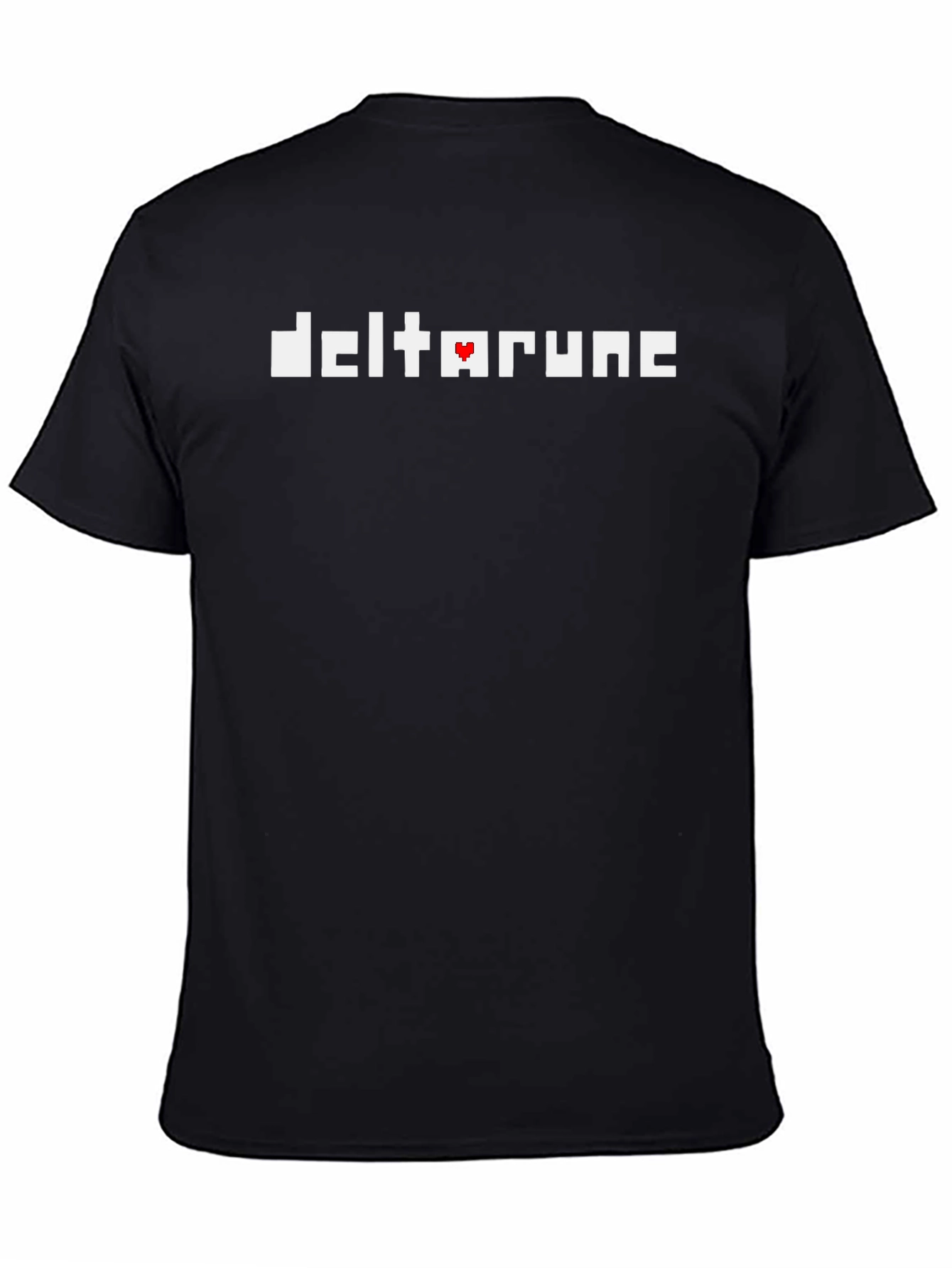 Deltarune Pixel Logo Black T-Shirt