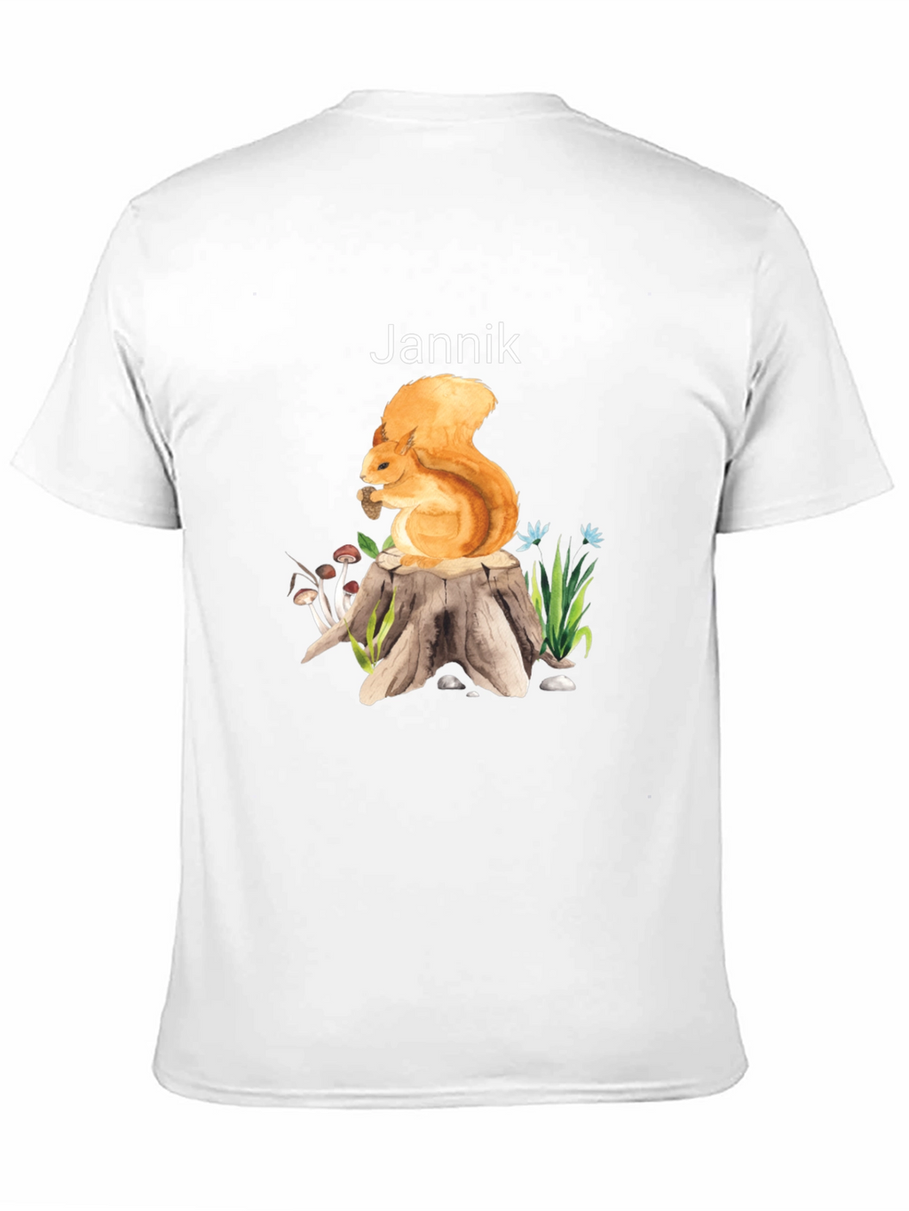Squirrel on Stump Graphic Tee - Jannik