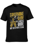 Saxophone Dude Swag T-Shirt