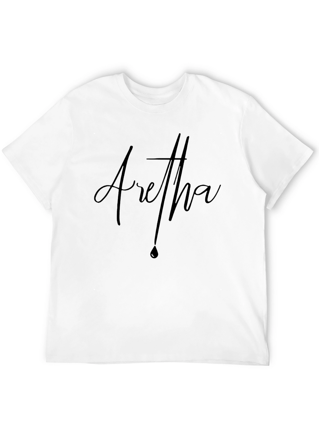 Aretha Graphic T-Shirt - Classic Black Tee