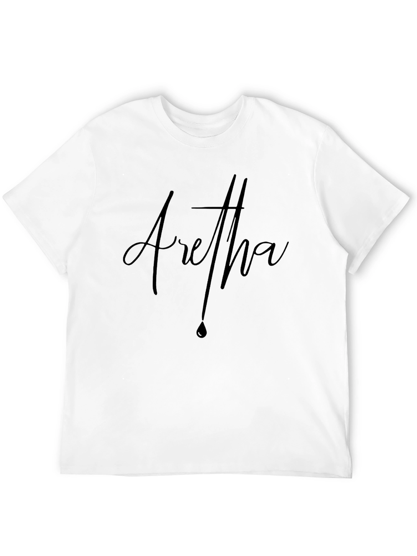 Aretha Graphic T-Shirt - Classic Black Tee