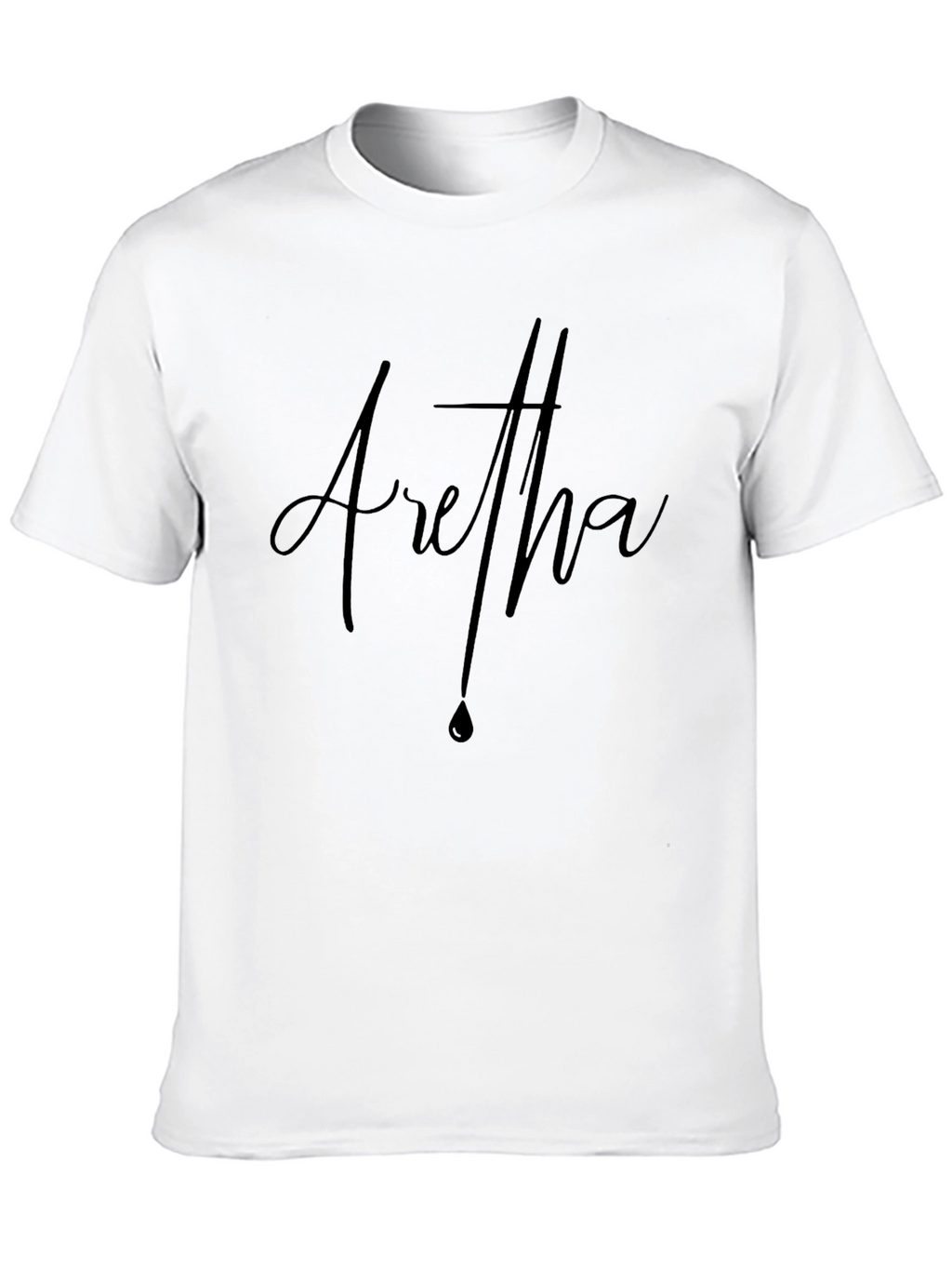 Aretha Graphic T-Shirt - Classic Black Tee