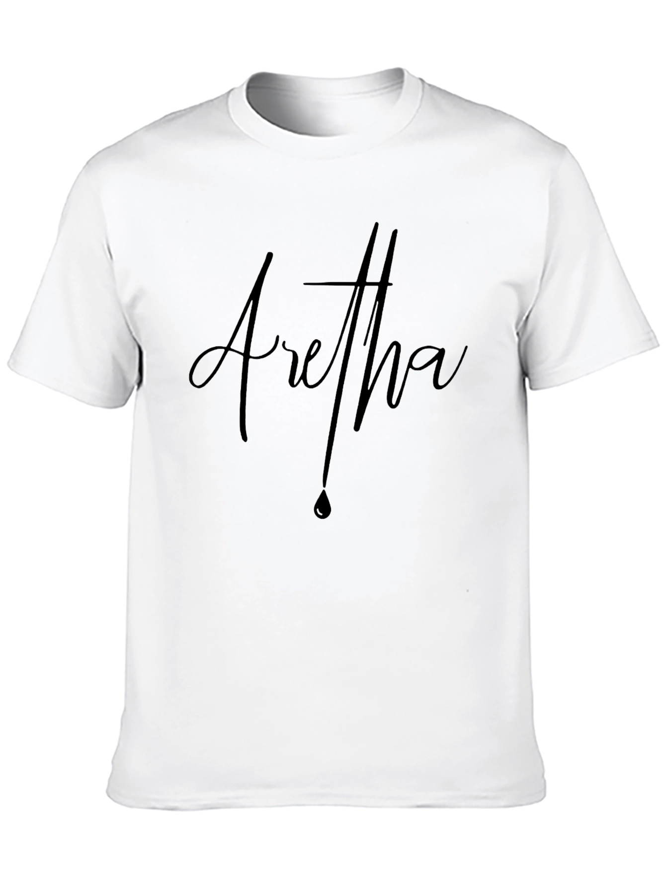 Aretha Graphic T-Shirt - Classic Black Tee