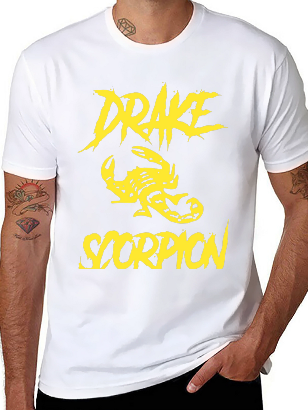 Drake Scorpion Graphic T-Shirt Black