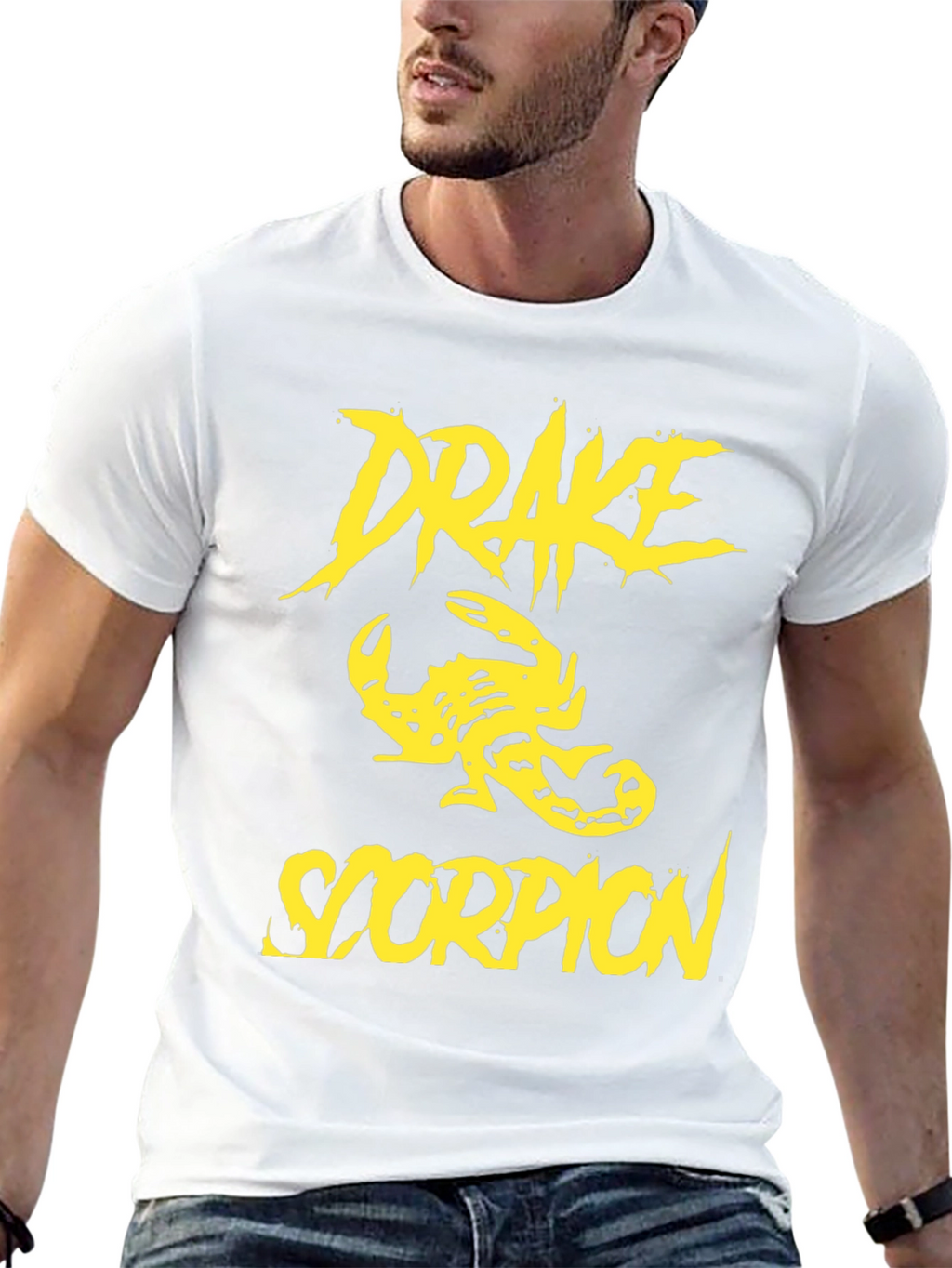 Drake Scorpion Graphic T-Shirt Black