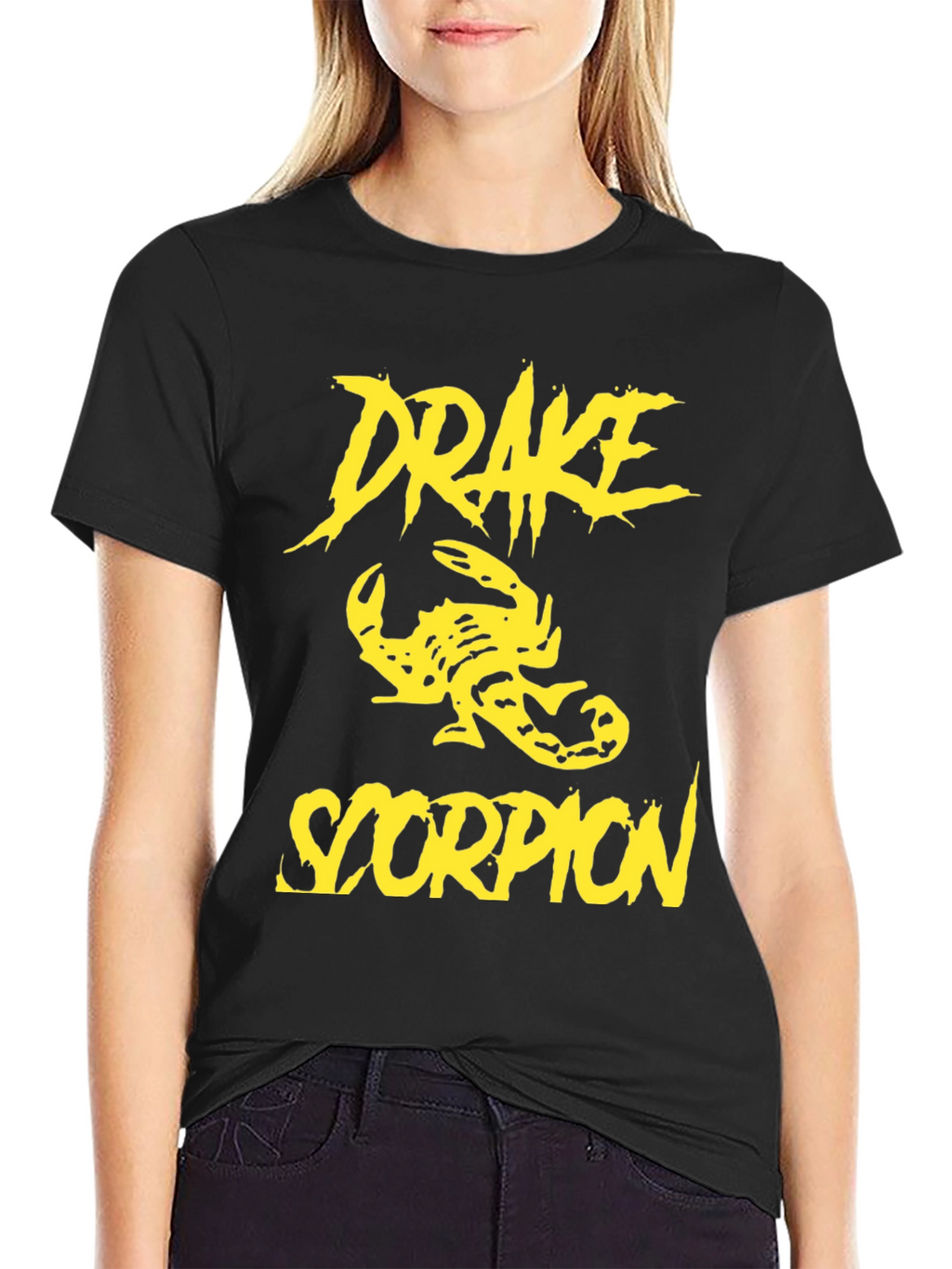 Drake Scorpion Graphic T-Shirt Black