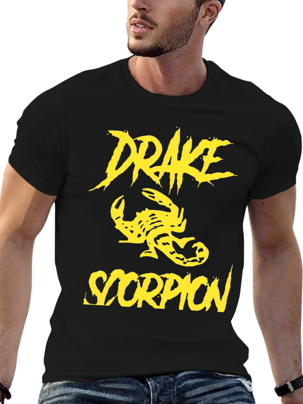 Drake Scorpion Graphic T-Shirt Black