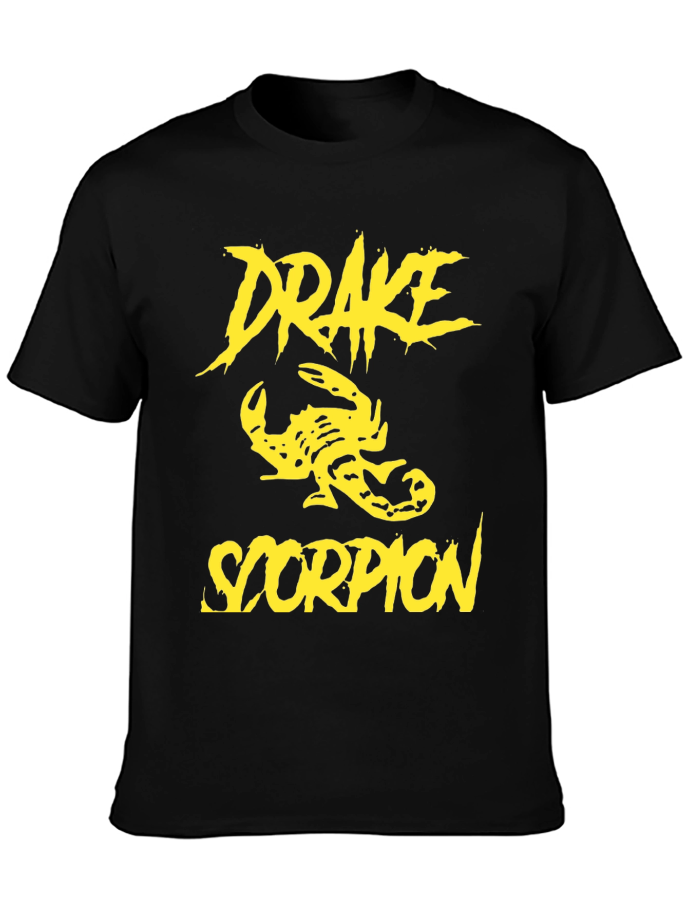 Drake Scorpion Graphic T-Shirt Black