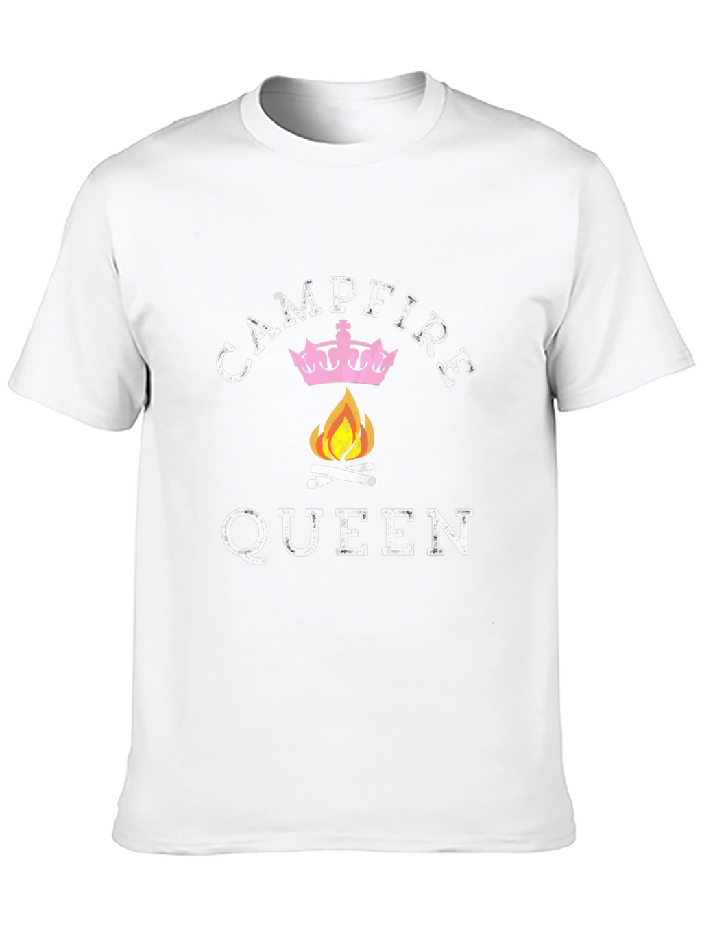 Campfire Queen Graphic T-Shirt - Black