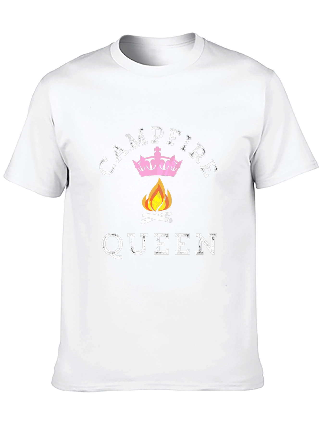 Campfire Queen Graphic T-Shirt - Black