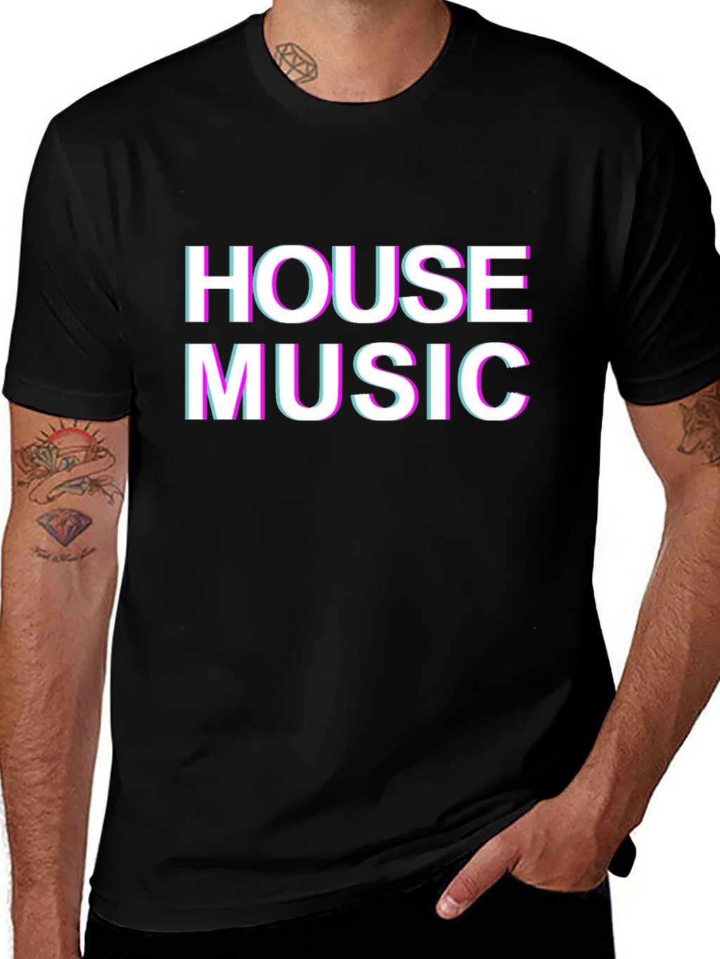 House Music T-Shirt - Retro Style