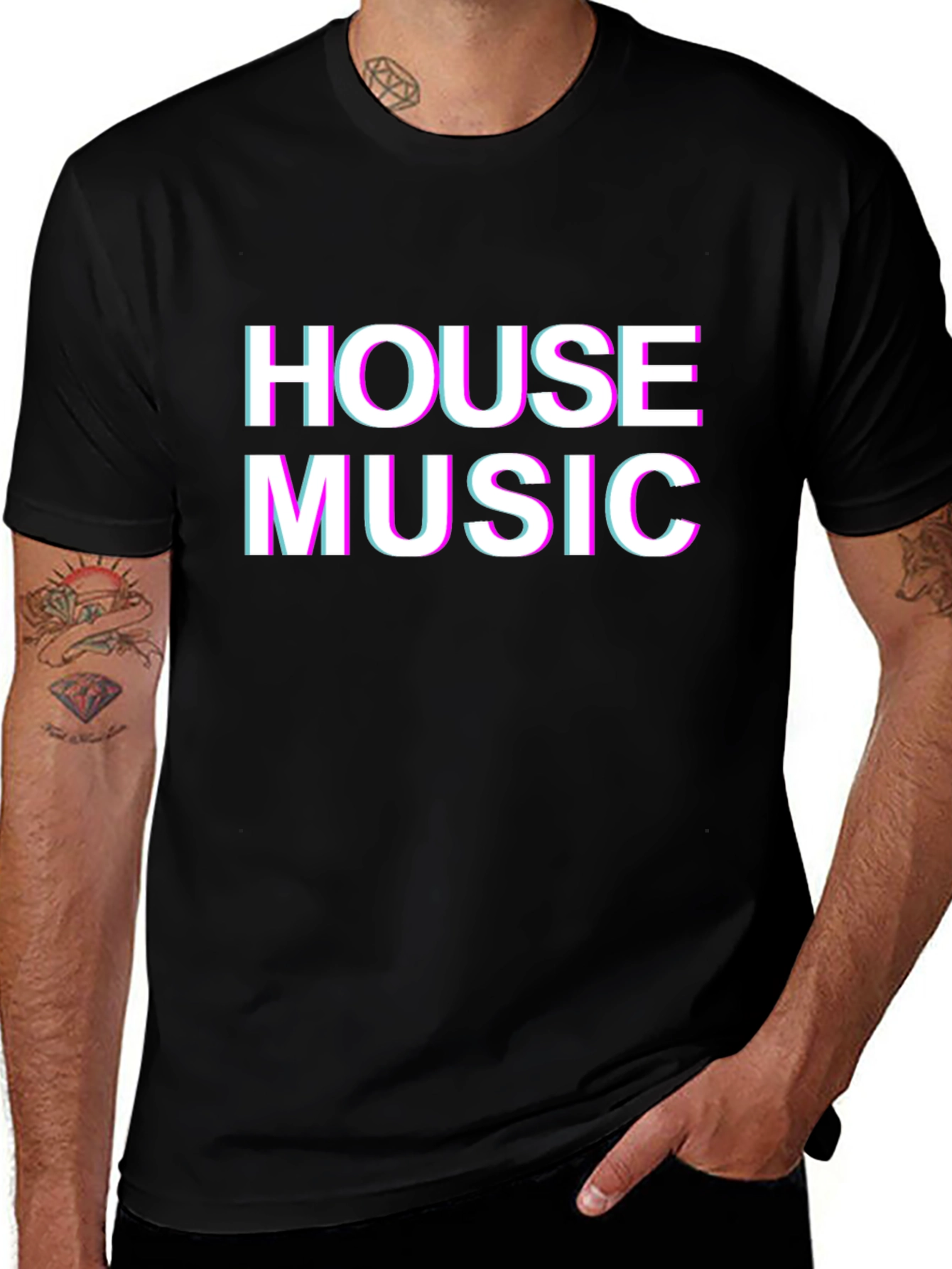House Music T-Shirt - Retro Style