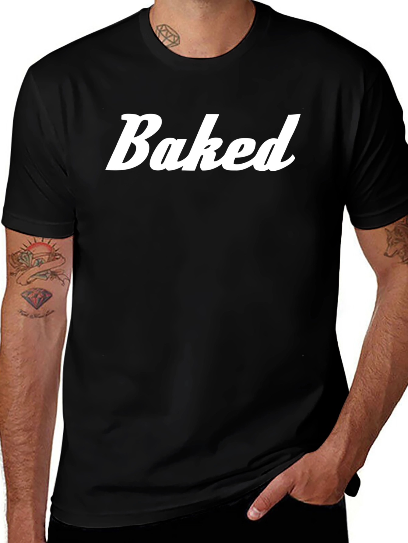 Baked Black T-Shirt - Casual Comfort