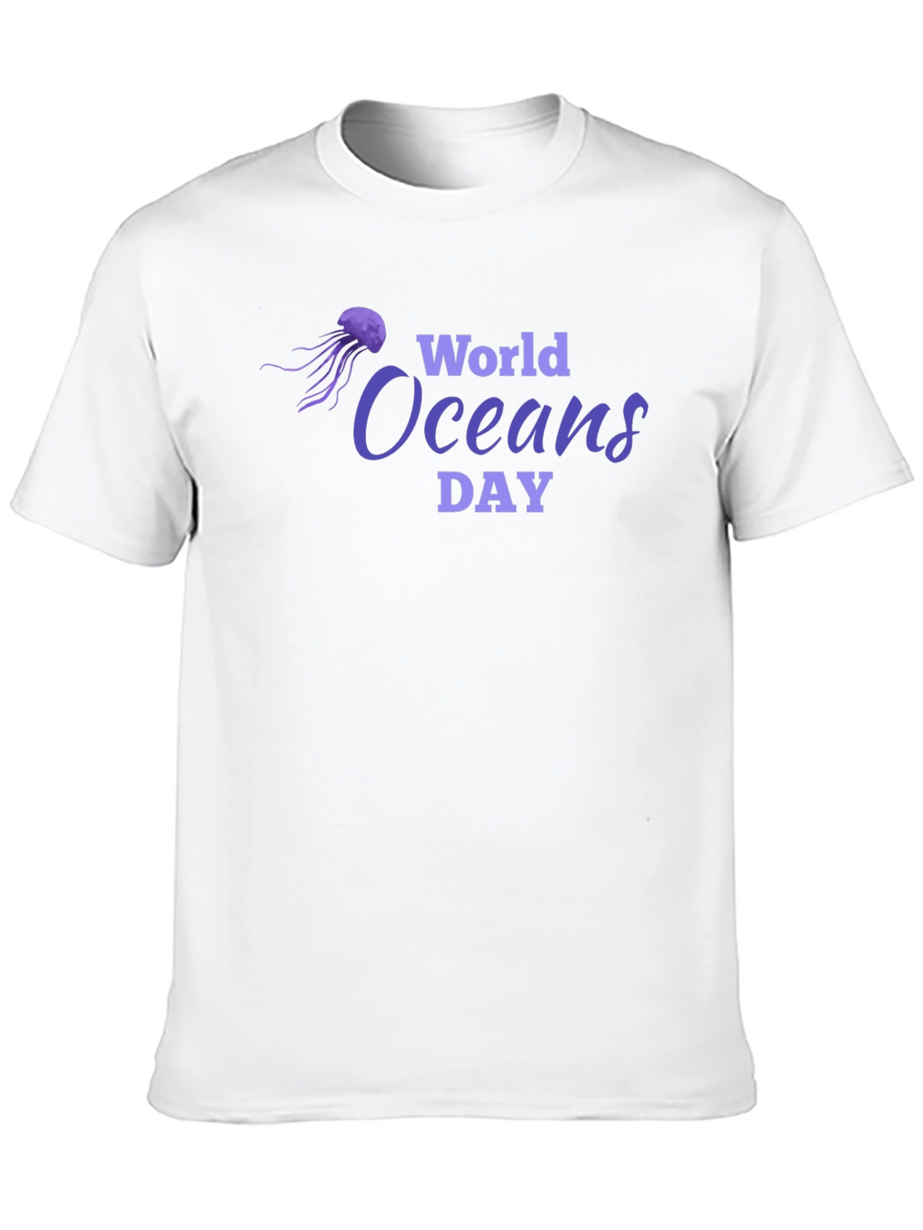 World Oceans Day Black T-Shirt