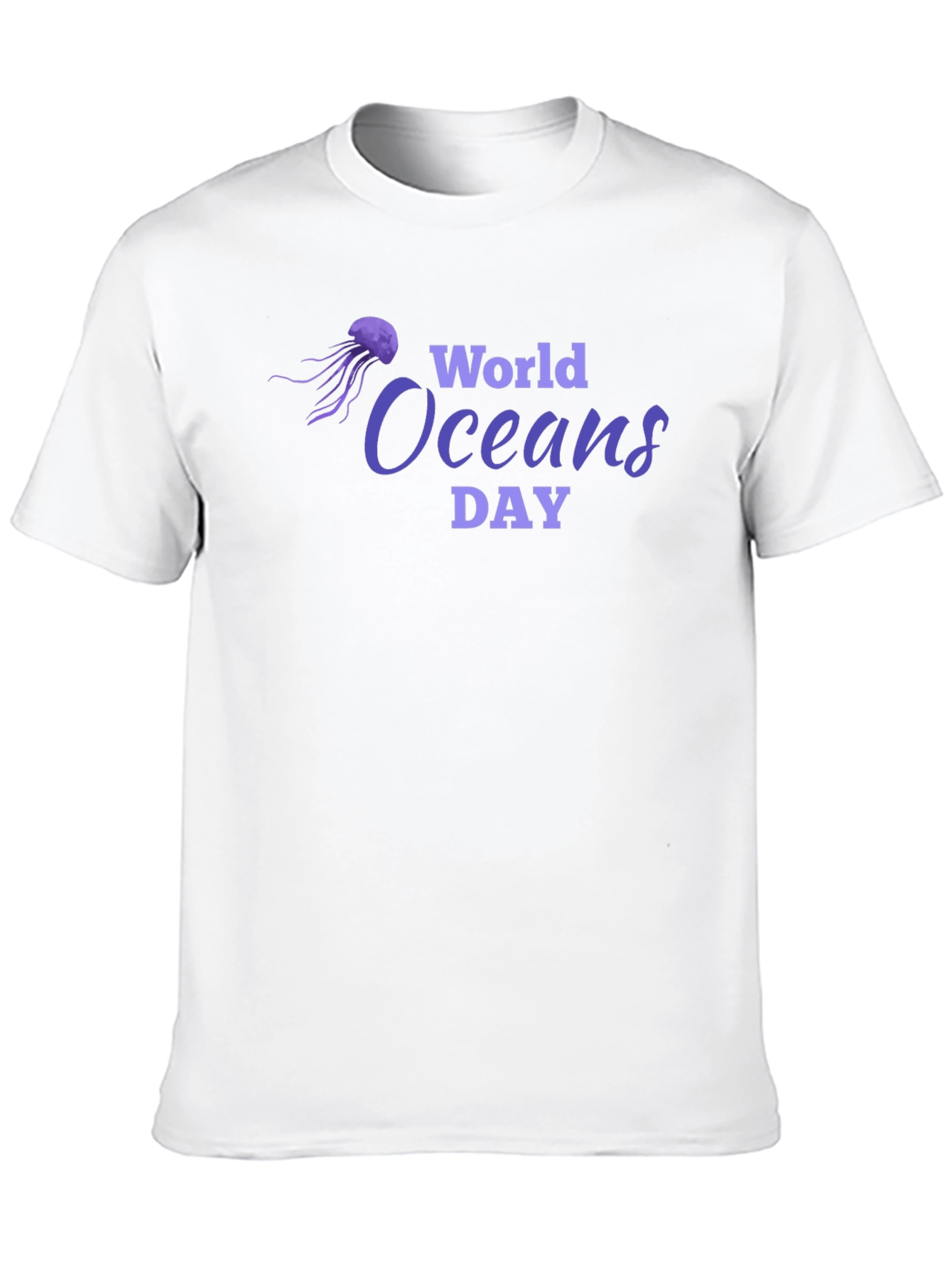 World Oceans Day Black T-Shirt