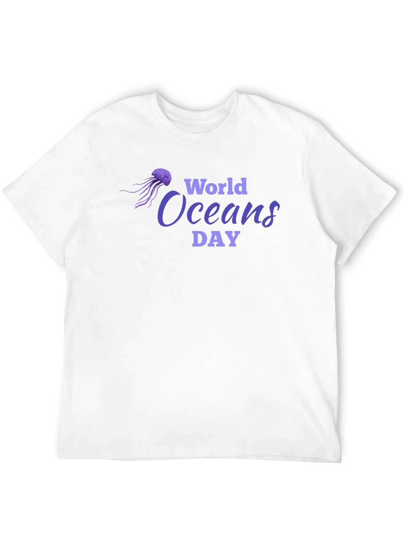 World Oceans Day Black T-Shirt