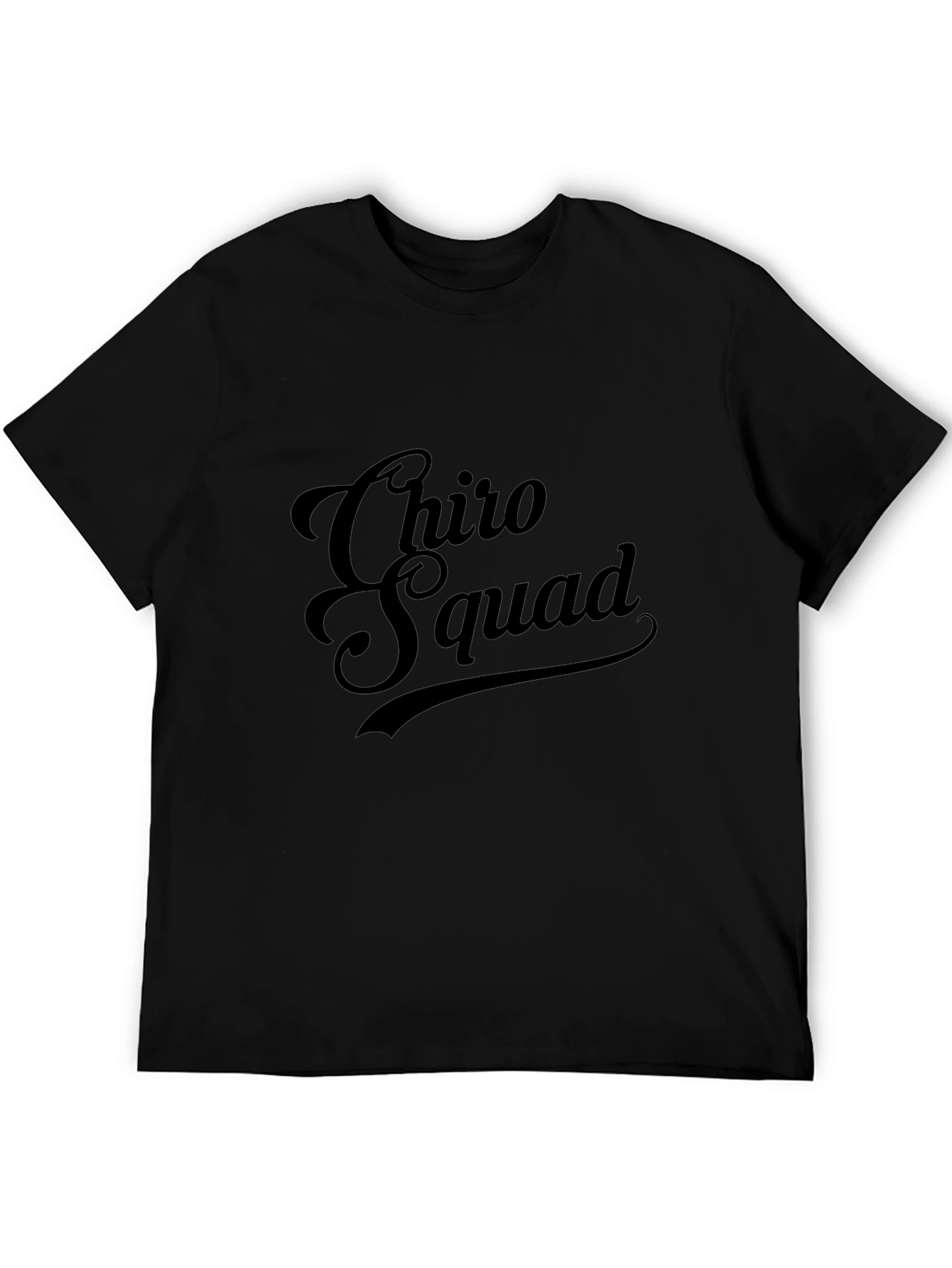 Chiro Squad Black Graphic T-Shirt