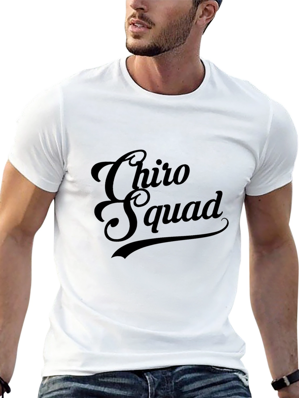 Chiro Squad Black Graphic T-Shirt