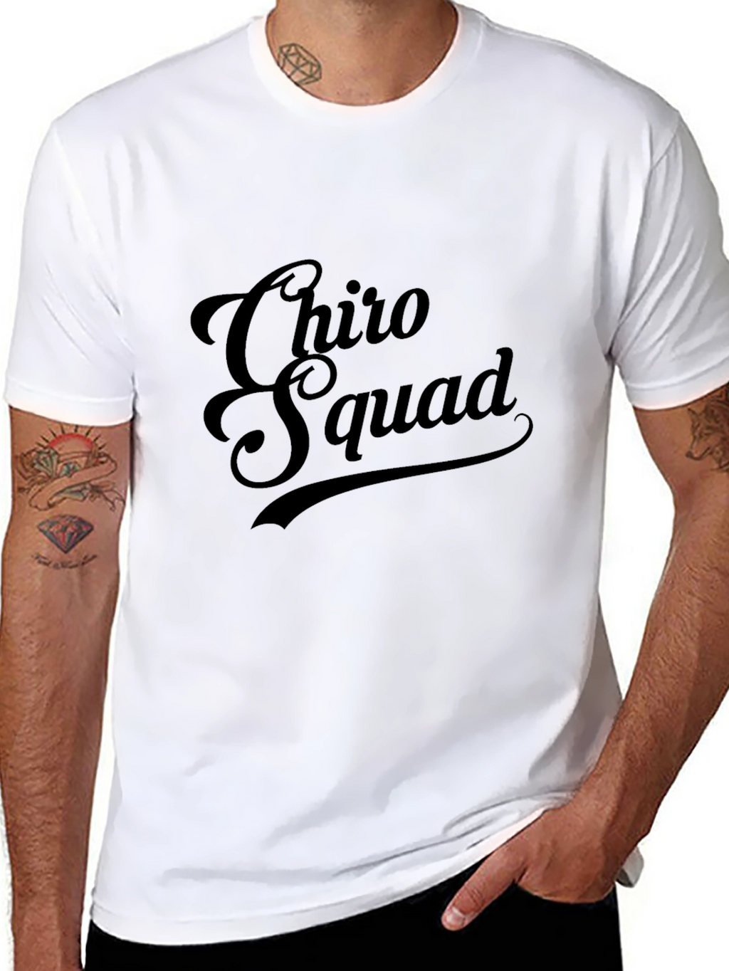 Chiro Squad Black Graphic T-Shirt