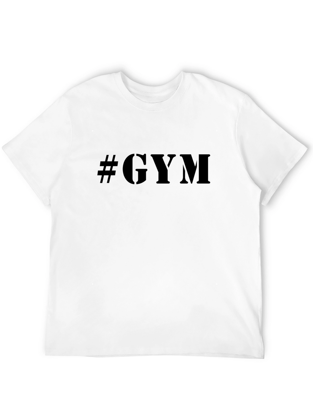 #GYM Mens Black T-Shirt - Workout Motivation Apparel
