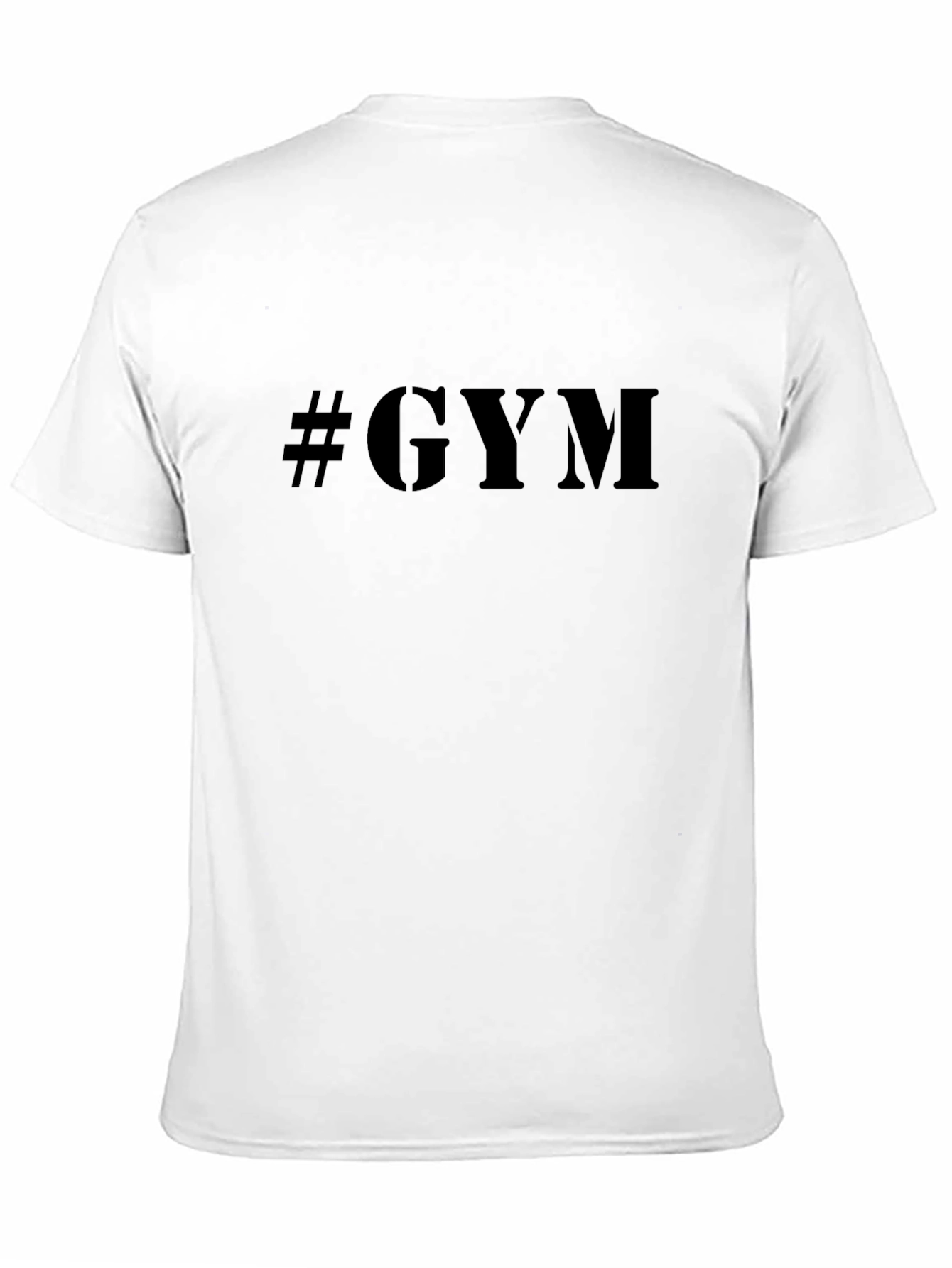 #GYM Mens Black T-Shirt - Workout Motivation Apparel