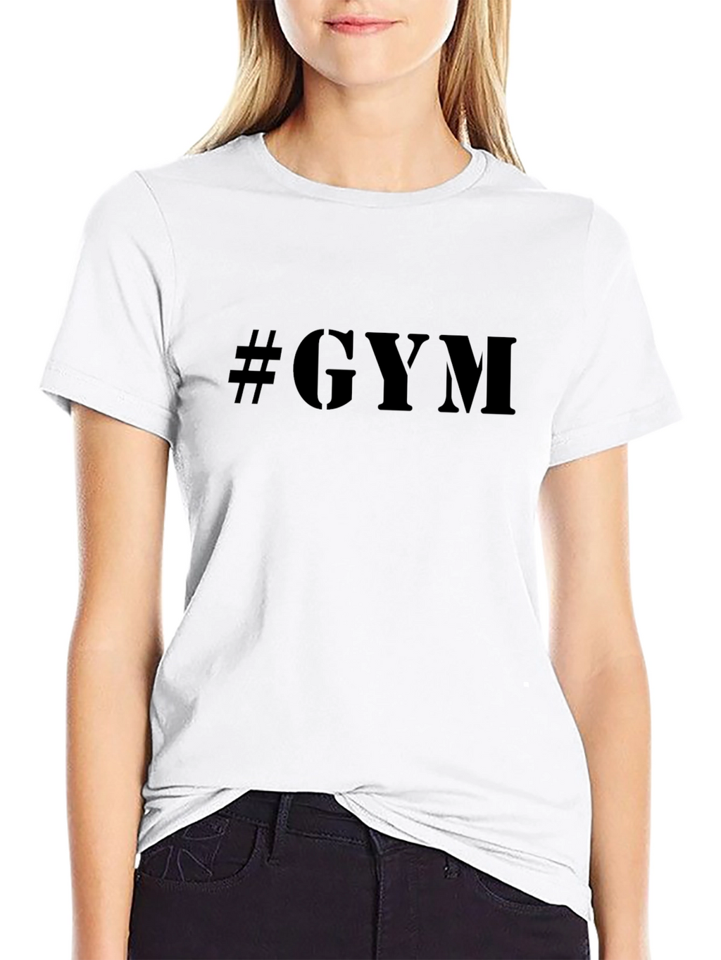 #GYM Mens Black T-Shirt - Workout Motivation Apparel