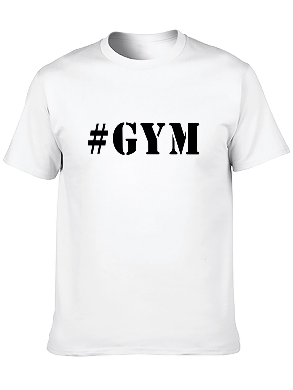 #GYM Mens Black T-Shirt - Workout Motivation Apparel