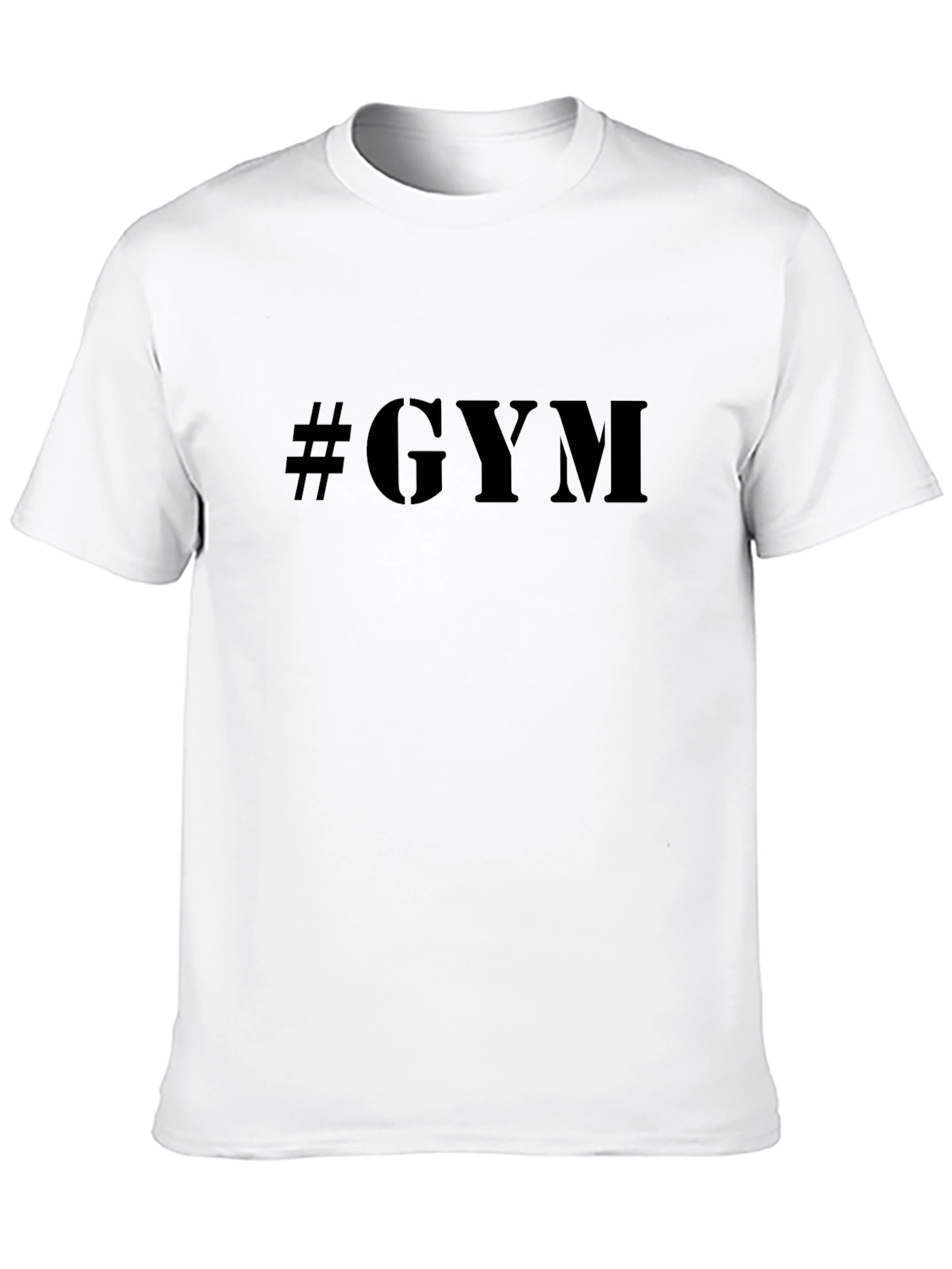 #GYM Mens Black T-Shirt - Workout Motivation Apparel