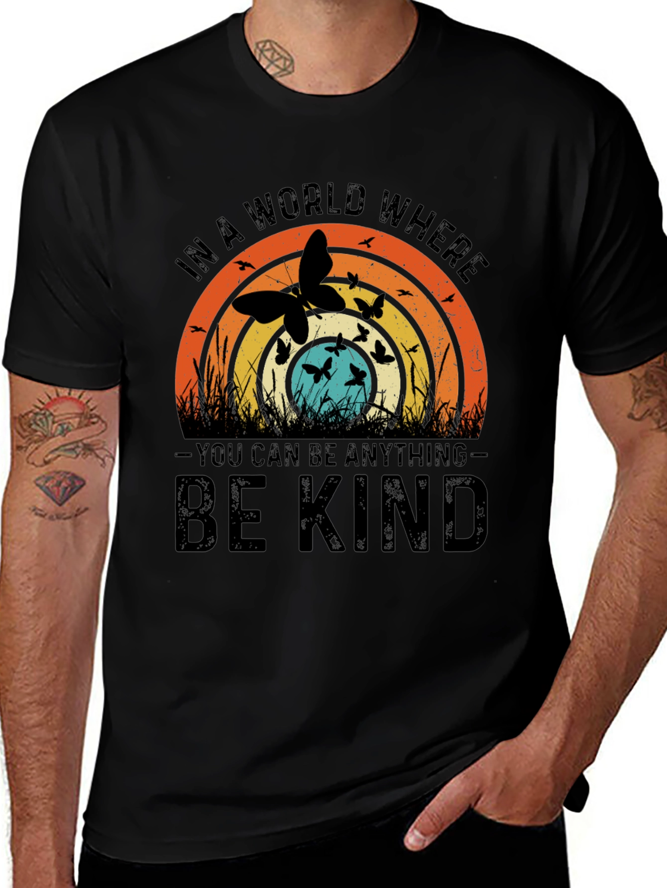 Be Kind Butterfly Graphic Tee