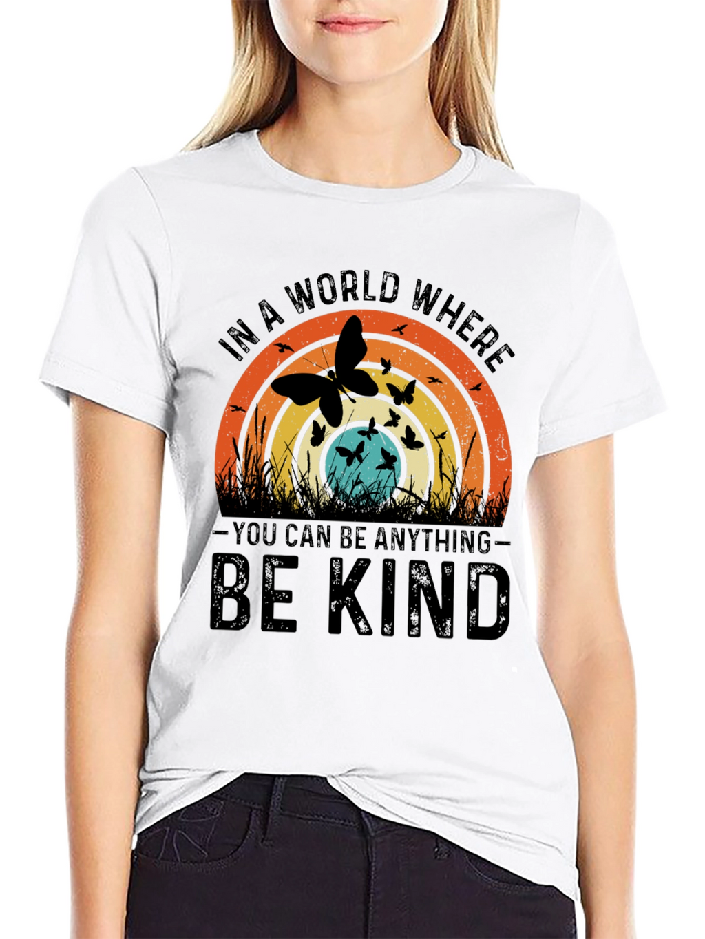 Be Kind Butterfly Graphic Tee