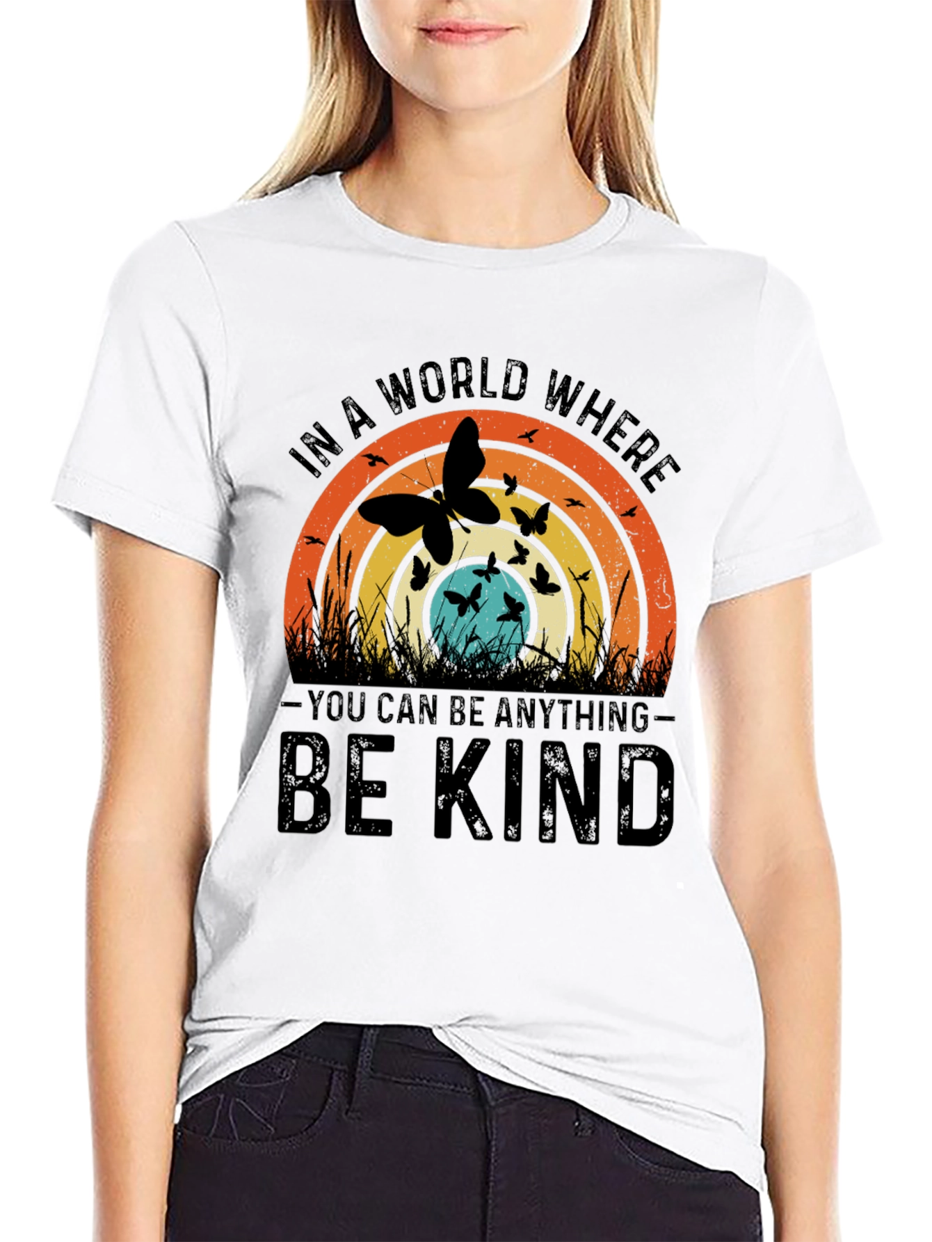 Be Kind Butterfly Graphic Tee
