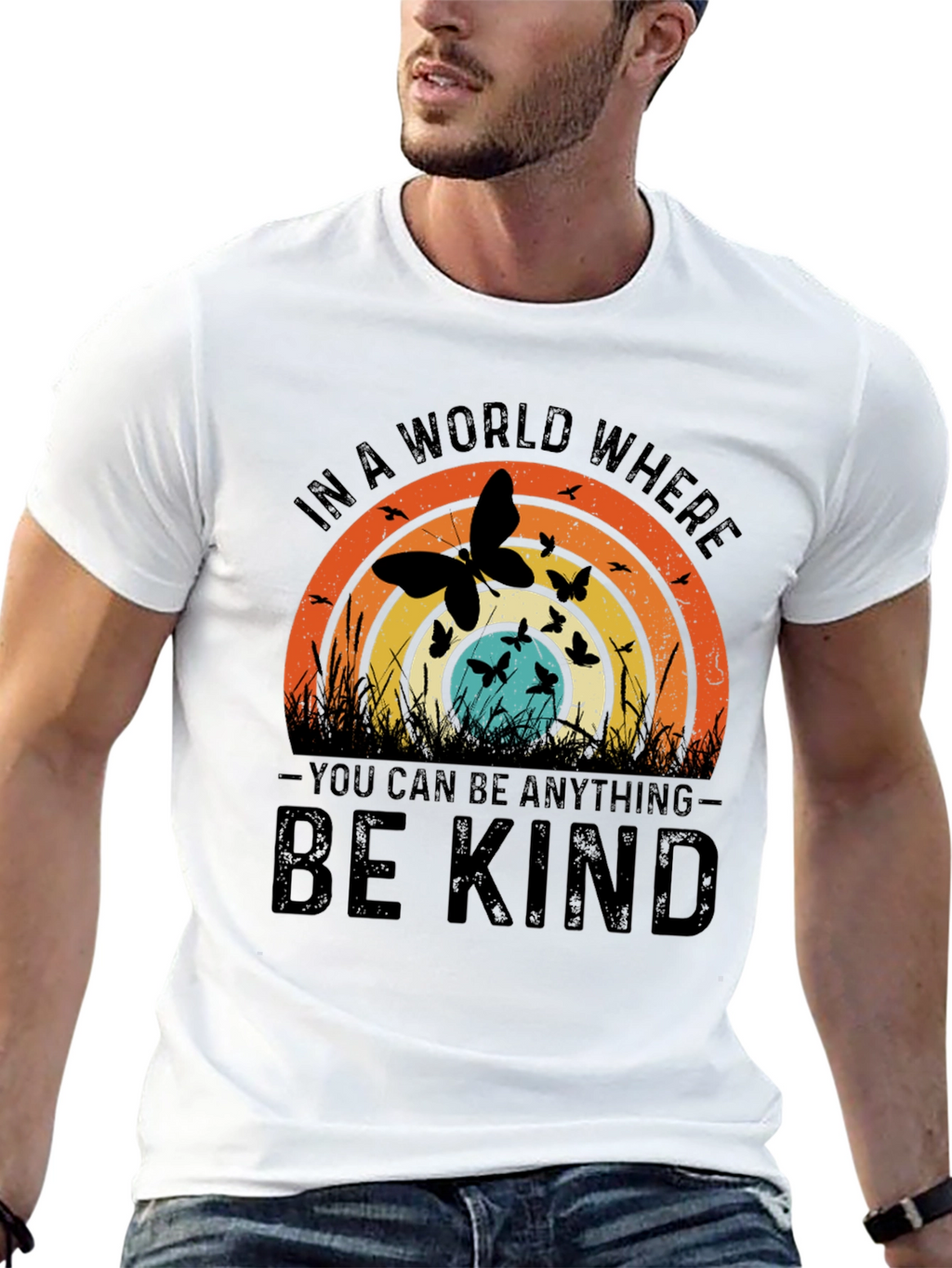 Be Kind Butterfly Graphic Tee