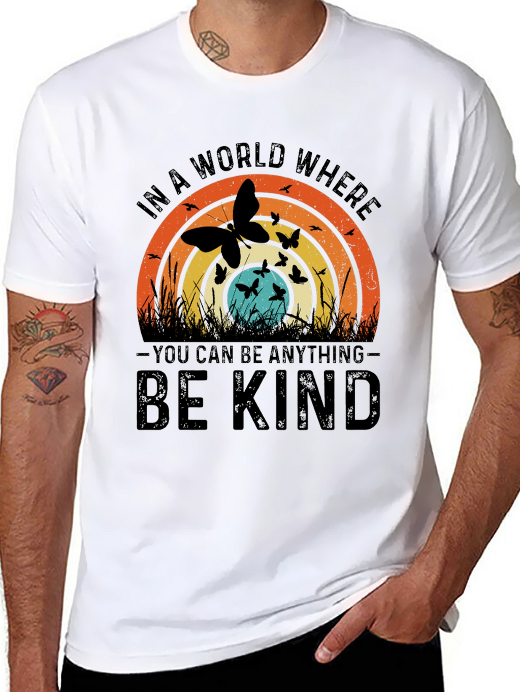 Be Kind Butterfly Graphic Tee