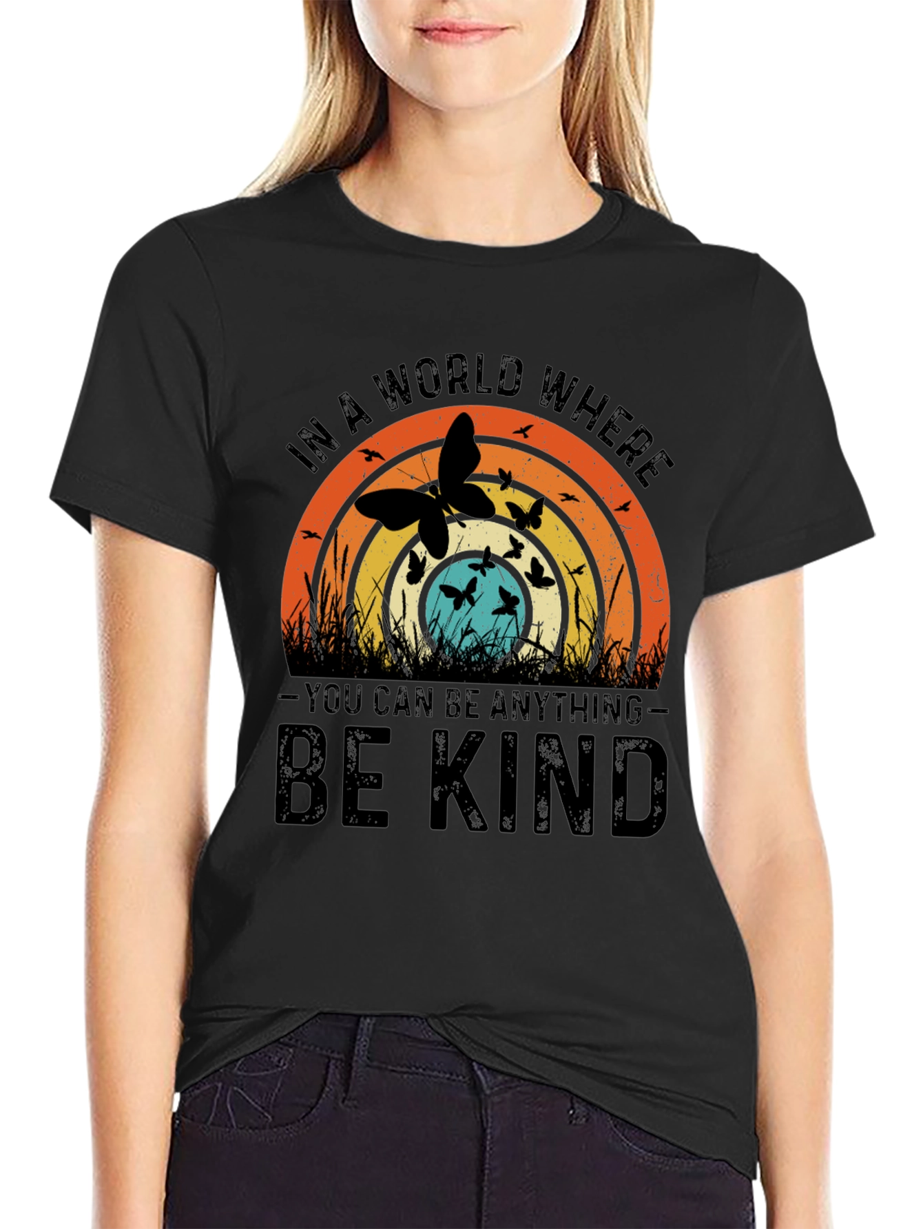 Be Kind Butterfly Graphic Tee