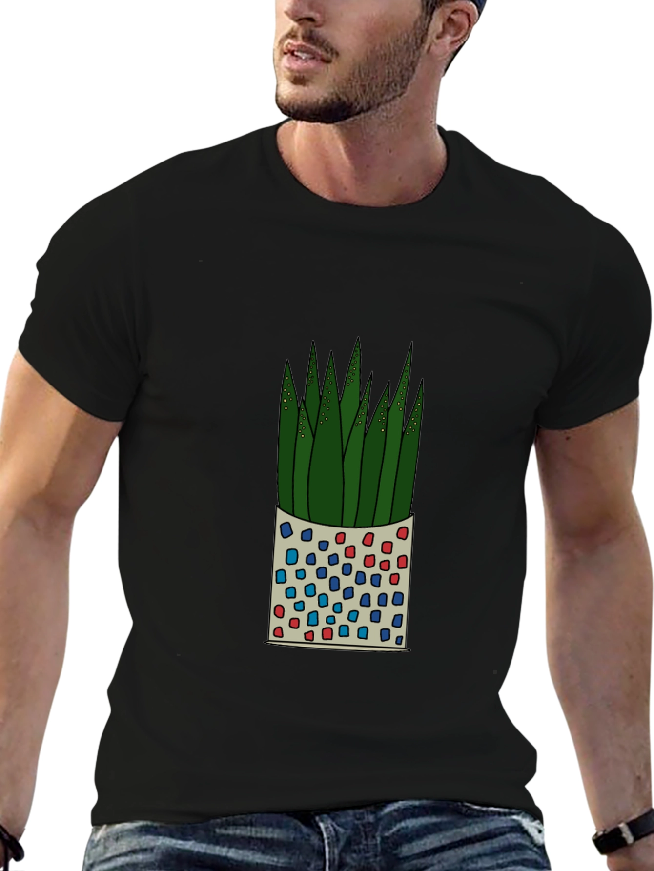Modern Succulent Graphic Tee