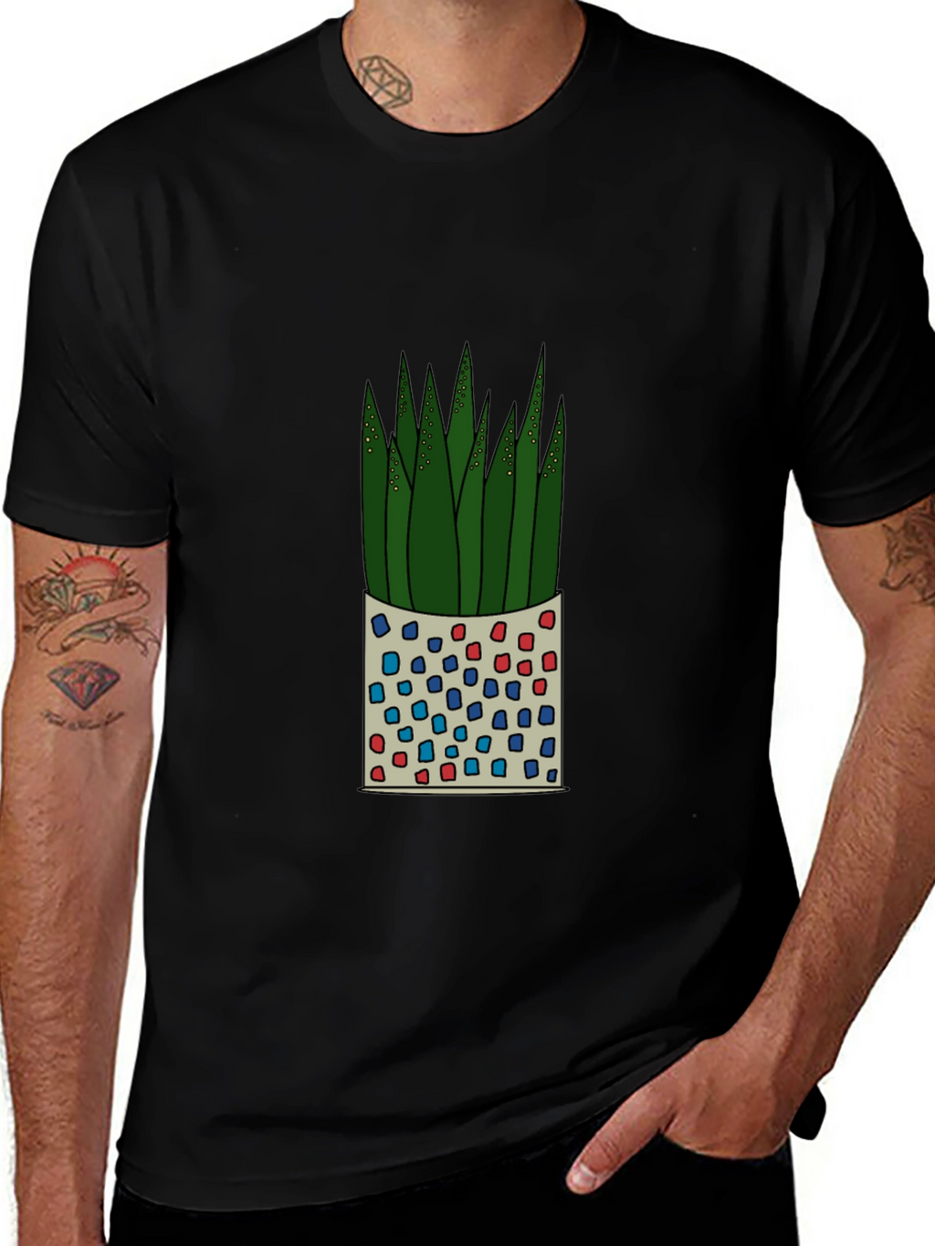 Modern Succulent Graphic Tee