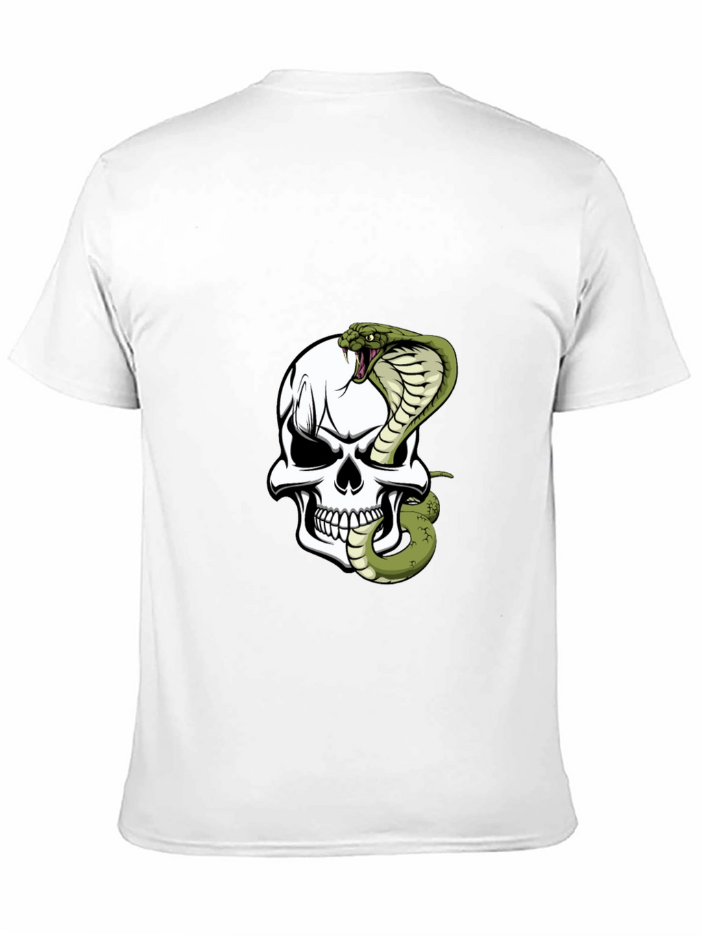 Skull & Cobra Graphic Tee - Bold Black T-Shirt