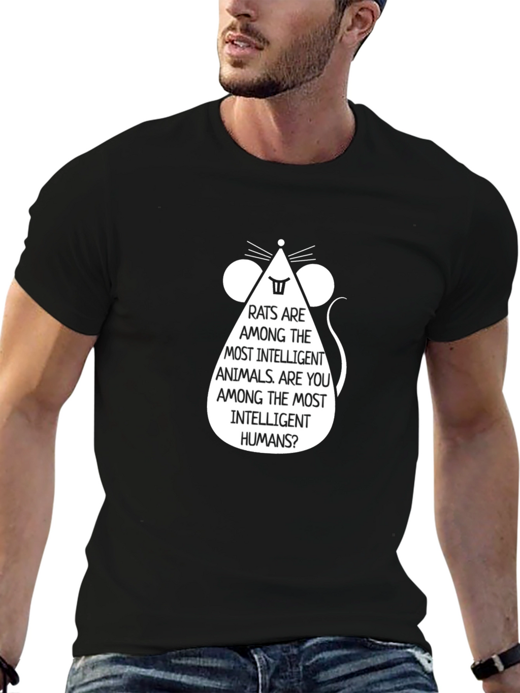 Intelligent Rats Graphic T-Shirt