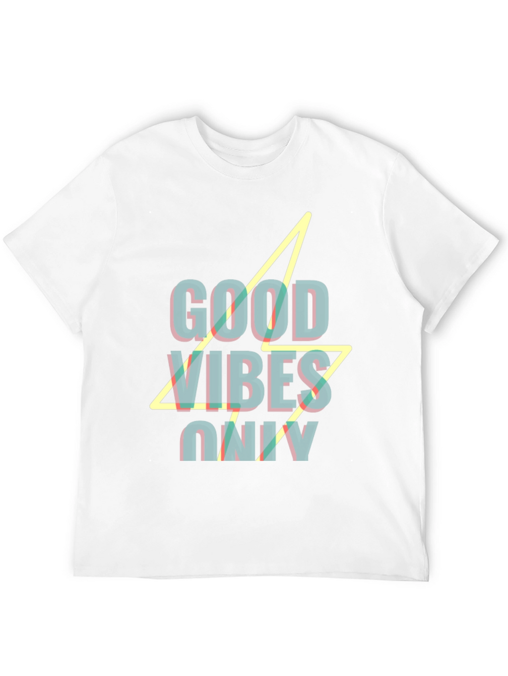 Good Vibes Only Graphic Black T-Shirt