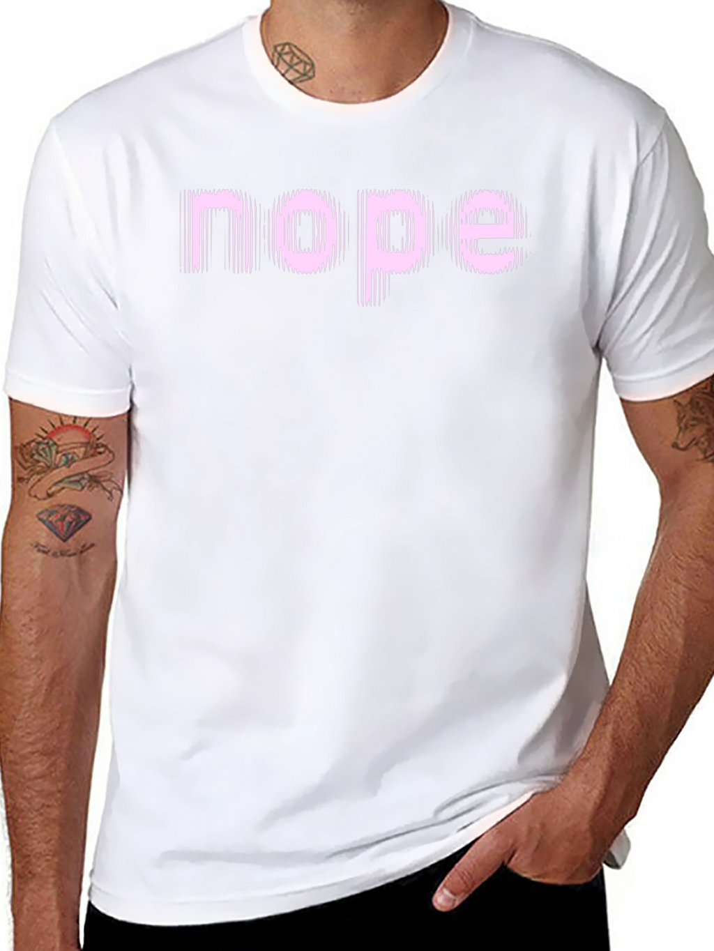 Nope Graphic Tee - Funny Sarcastic T-Shirt