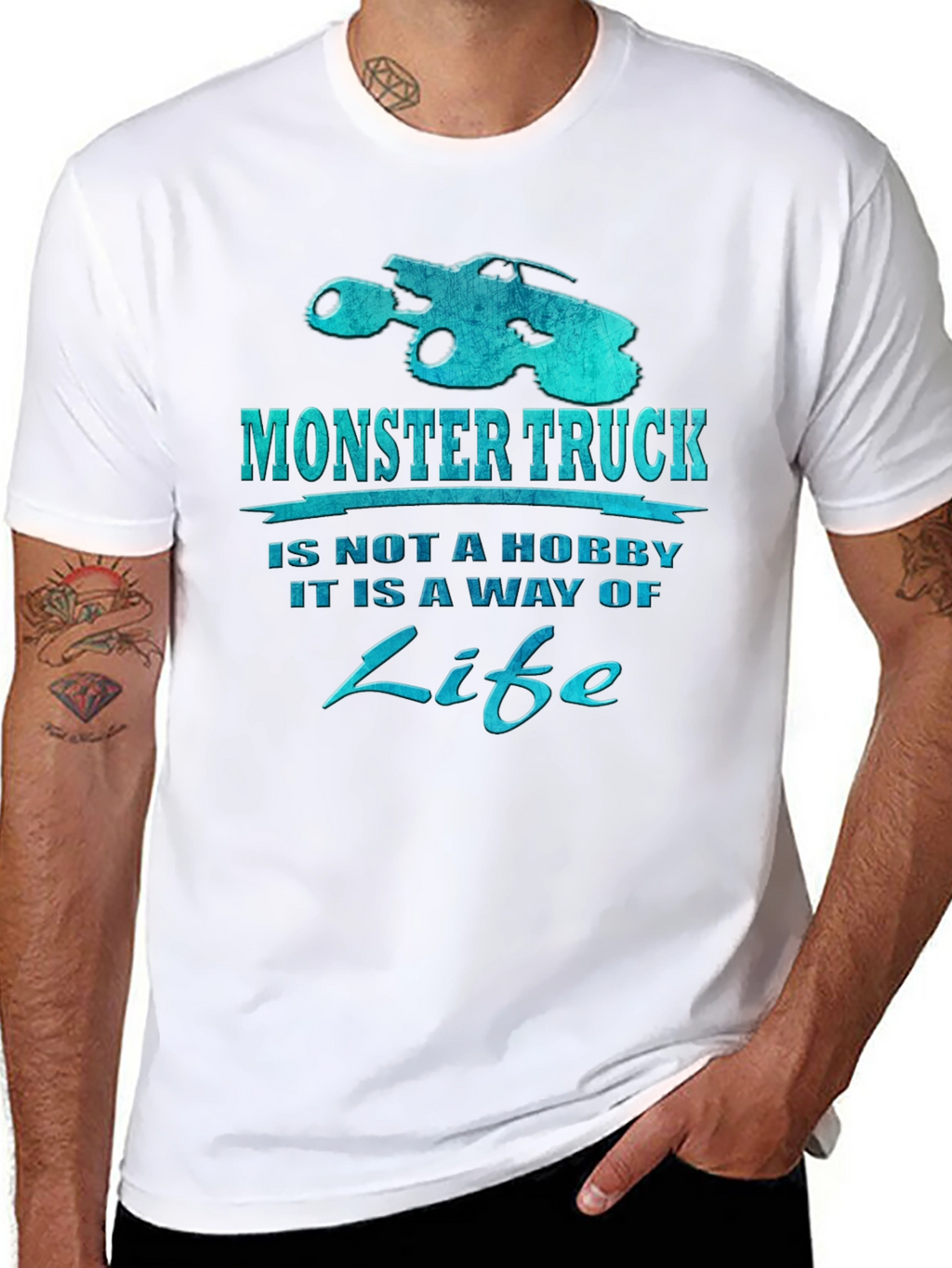 Monster Truck is a Way of Life Black T-Shirt