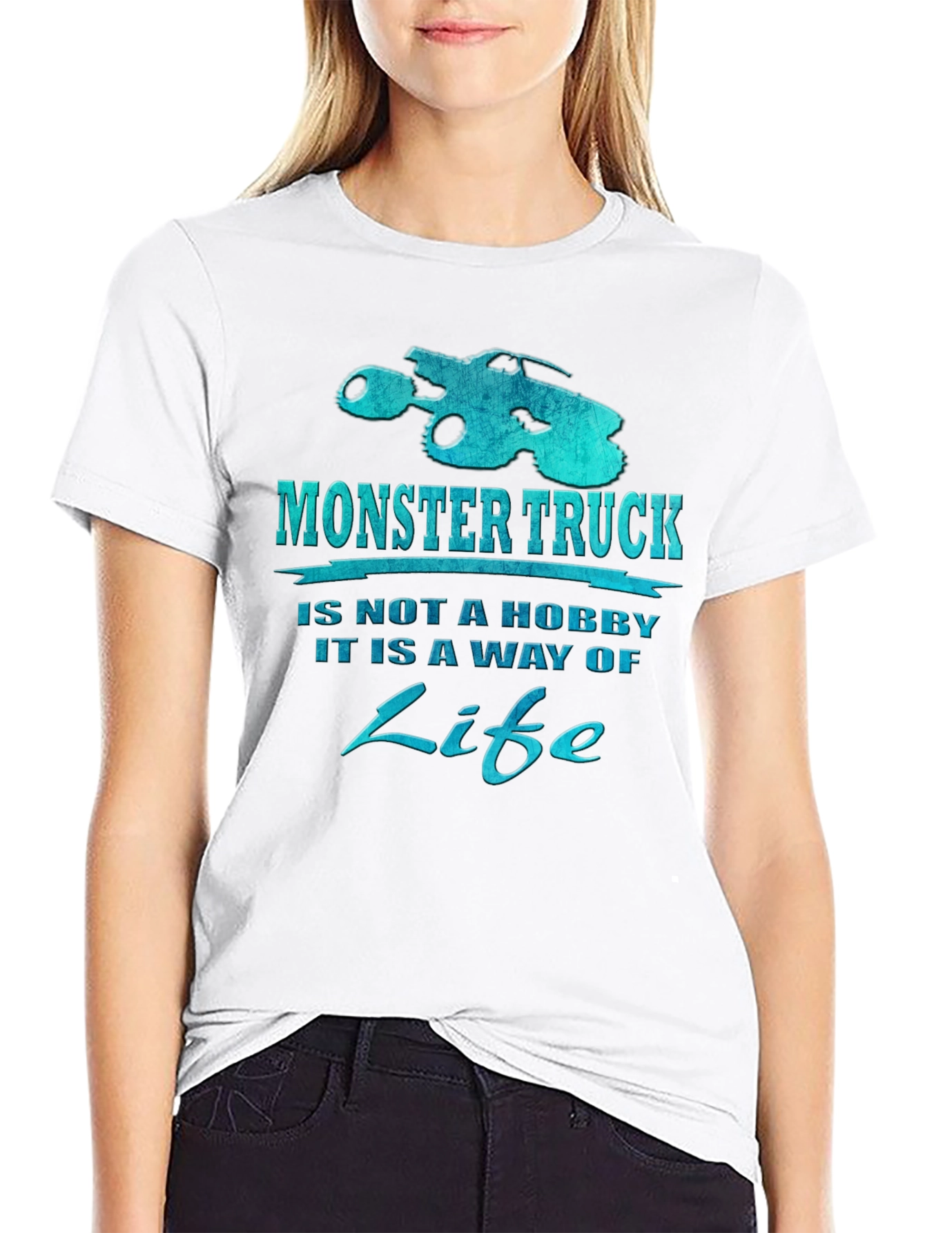 Monster Truck is a Way of Life Black T-Shirt