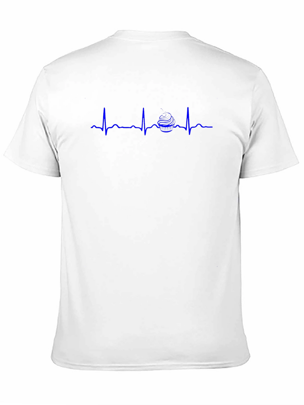 Burger Heartbeat Graphic T-Shirt - Casual Black Tee