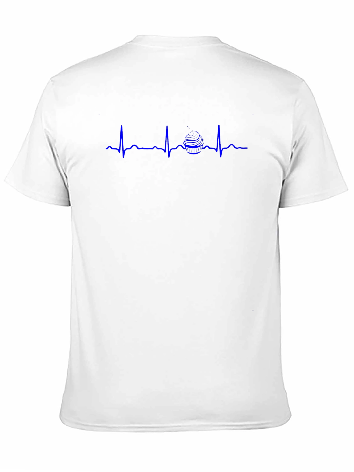 Burger Heartbeat Graphic T-Shirt - Casual Black Tee