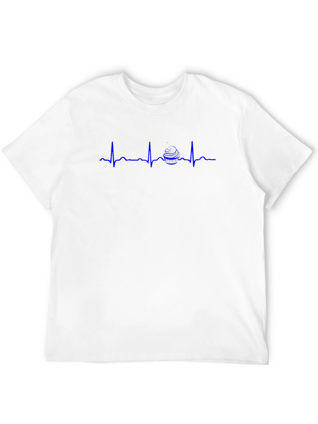 Burger Heartbeat Graphic T-Shirt - Casual Black Tee